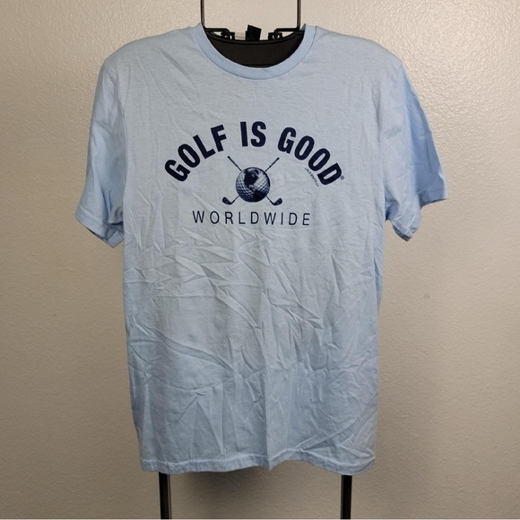 Life is sports Other - Life is Good Men's Light Blue Tee - Short Sleeve